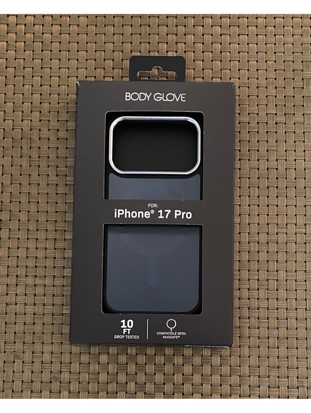 Body Glove Case for iPhone 17 Pro Metallic Black